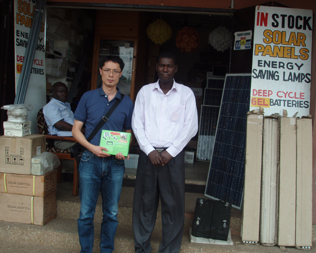 customer visiting in Accra,Ghana in August 2009