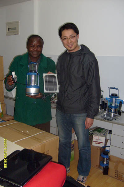 Mr.Georges Mafouo from Cameroon with SRY-101L