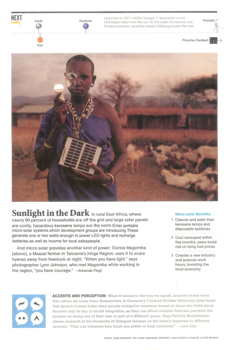 Roy Solar Power Kit on National Geographic 